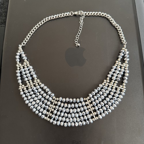 Silver tone multi strand - silver,