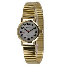 Ladies Gold Expandable Strap