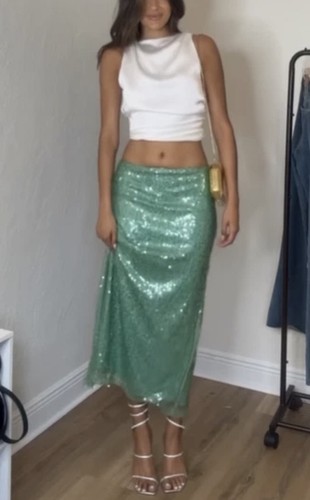 Zara gorgeous green sequined - gorgeous,