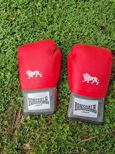 Boxing Gloves. Red. Lonsdale