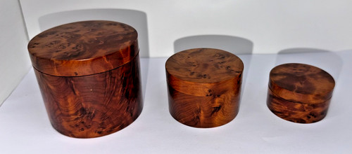 Vintage thuya burl wood - vintage,