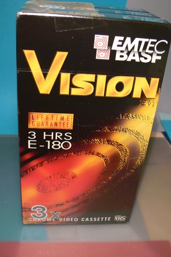 Emtec vision 180 chrome vhs - vision,