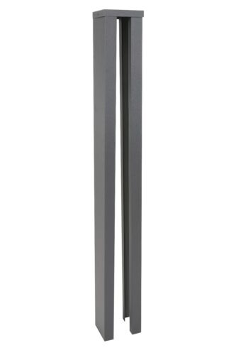 Slotted concrete fence - slotted,