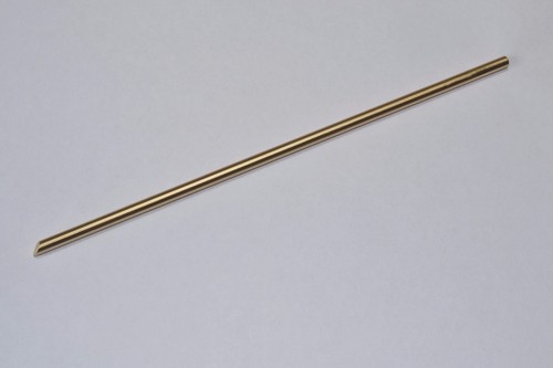 Solid brass fiddle rail - solid,