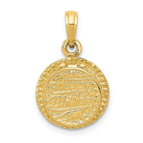 Real 14kt yellow gold - real, 3d