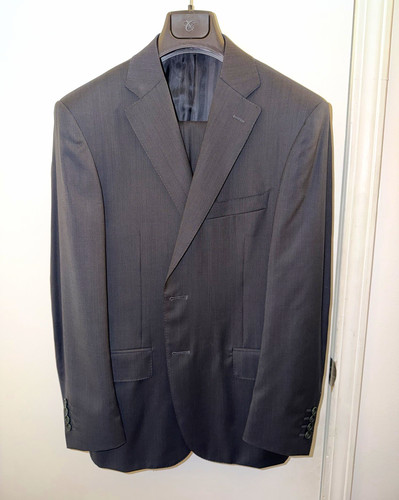 Canali gray suit size - suit, 38