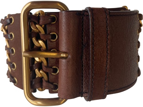 Prada ladies leather braided - leather,