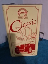 Vintage Style Comma Classic Oil Can Exellent Graphics Very Nice Collectable Item