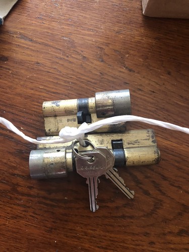 Banham lock barrels pair - banham,