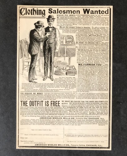 1898 salesmen wanted - 1898,