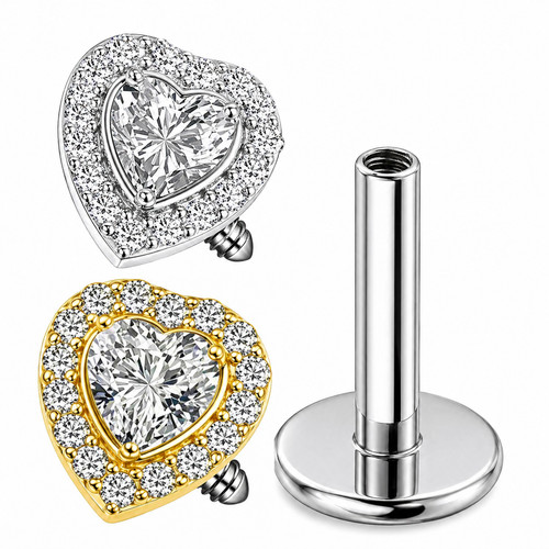 16g labret stud piercing - stud,
