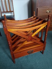 Vintage Reproduction Canterbury Magazine Rack, Newspaper Rack