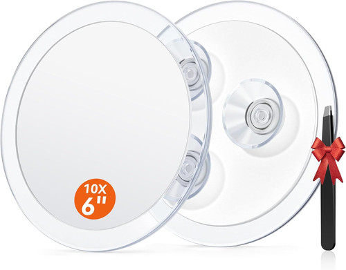 Fogless shower mirror 10x - fogless,