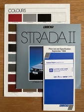 Fiat Strada II UK Sales
