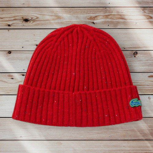 Lacoste red speckled wool - speckled,