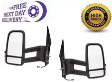 Mercedes Sprinter 2018-2025 Long Arm Manual Door Wing Mirror Left Right Side Set
