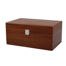 Large Mahogany Chess Box With