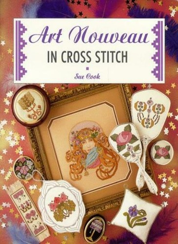 Art nouveau cross stitch - cross,
