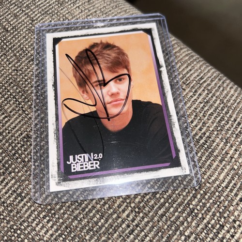 Justin bieber autographed - justin,