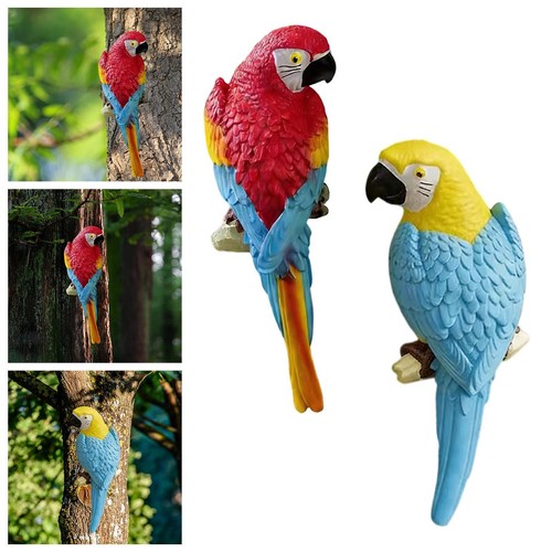 Pvc parrot statue - statue, lifelike