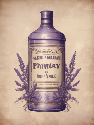Vintage pharmacy sign - vintage, french
