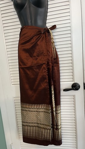 Vtg ying thai silk skirt - vtg,