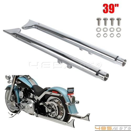 Chrome fishtail exhaust - chrome,