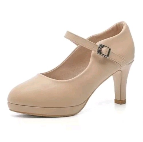 Ankle strap court shoes - strap, mid