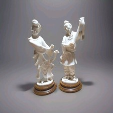 Pair Of Oriental Resin Faux