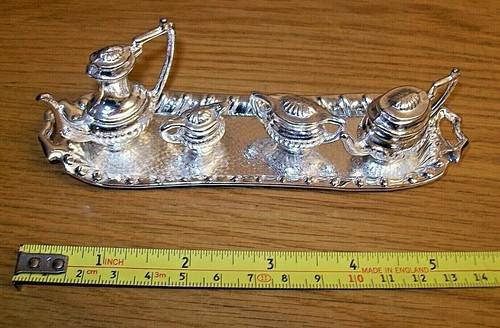 Miniature silver plated tea - silver,