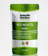 Myo Inositol 1000mg Capsules Hormone Balancer PCOS & Fertility Support