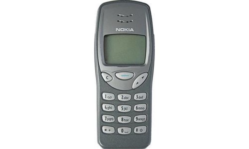 Grey nokia 3210 mobile - grey,