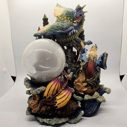 Wizard dragon castle mythical - wizard,