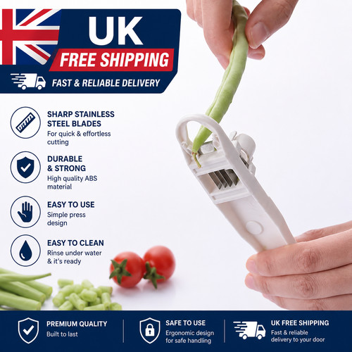 New runner green bean slicer - runner,