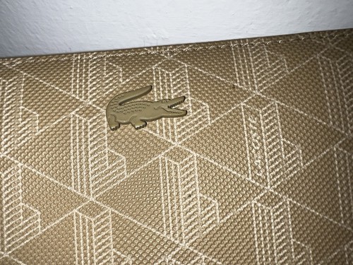 Lacoste monogram print zip - monogram,