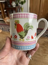 Cath Kidston By Churchill Fine China Rooster Chicken Coffee/Tea Mug : Rare