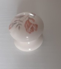  Set of 5  Floral Ceramic Drawer Knobs Cupboard Handles Vintage Style.New.