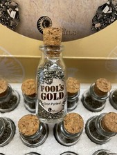 Fools Gold in Glass Bottle