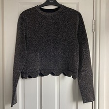 Zara Knit Grey Glitter Short