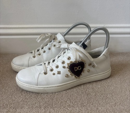 White trainers - white, d&g
