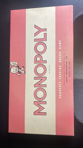 Vintage 1961 monopoly board - vintage,