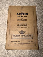 The Austin 25-CWT van and