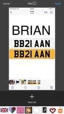 BRIAN private plate, BEST BRIAN PLATE ON THE MARKET, Bry, Bri, AAN, BB21AAN