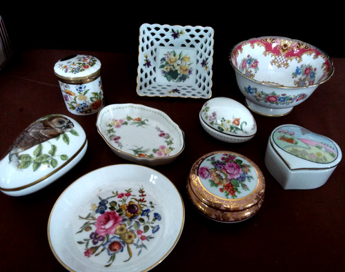 Job lot bone china - bone, egg