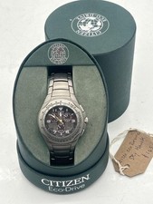 Citizen eco-drive Skyhawk titanium Chronograph watch - ORIGINAL BOX