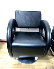 5 Brand( Dir) Hairdressing Chair, Real Black Leather, All are In Good Condition 
