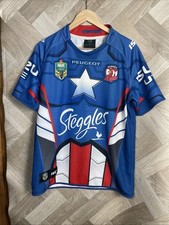 Sydney Roosters Rugby Shirt NRL 2014 Captain America Marvel ISC Size M