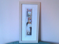 LOVELY LIMITED EDITION SIGNED PRINT FEATURING CATS BY JUDY TREVORROW GARDEN WALL