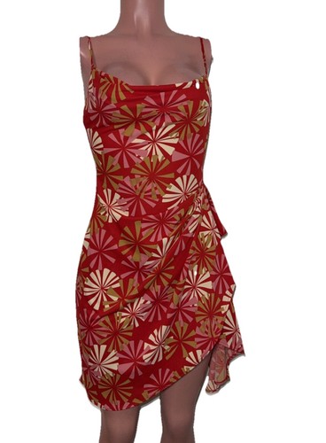 Y2k bcbg maxazria - red, floral