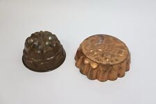 2 Vintage Copper  Moulds